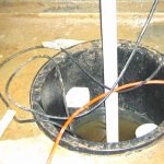 sump pit in the basement of a Toronto home