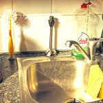 kitchen sink in home